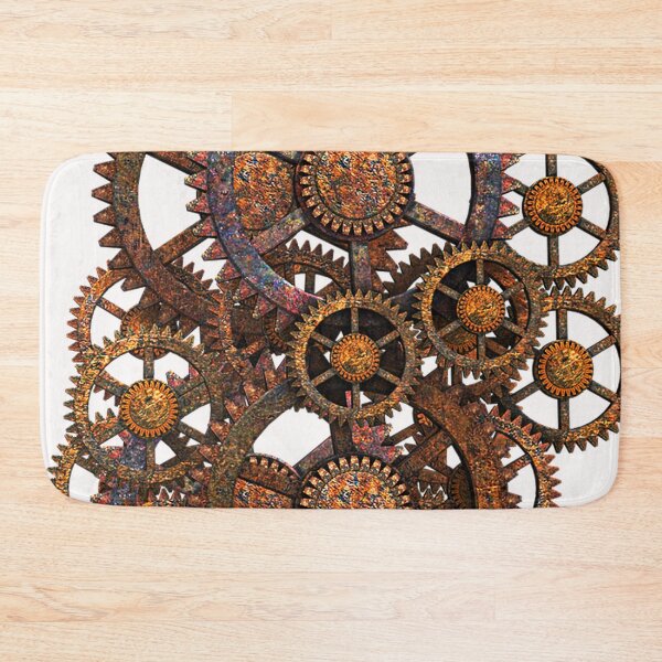 Item preview, Steampunk Gears — Rusted Industrial Mechanical Design designed and sold by Gothic Fantasy.