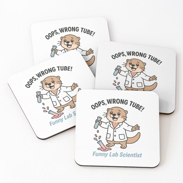 Item preview, Oops, Wrong Tube! – Funny Medical Lab Scientist Otter Shirt designed and sold by ClinicalHubs.