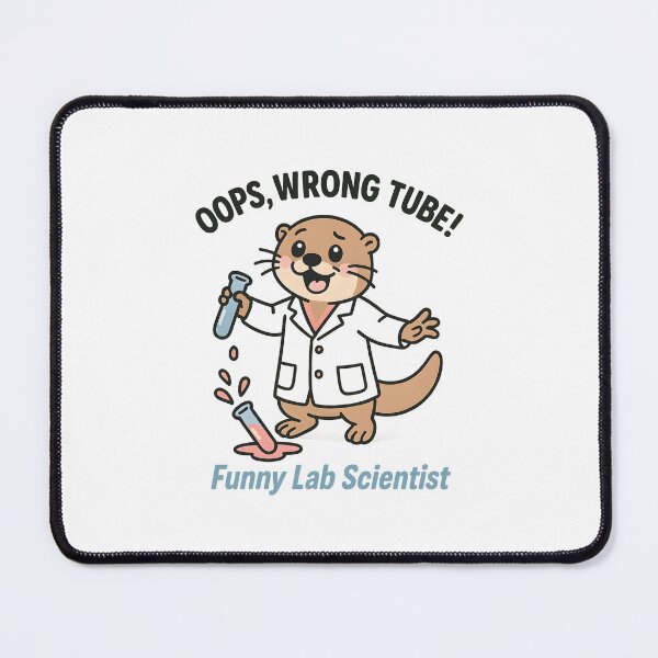 Item preview, Oops, Wrong Tube! – Funny Medical Lab Scientist Otter Shirt designed and sold by ClinicalHubs.