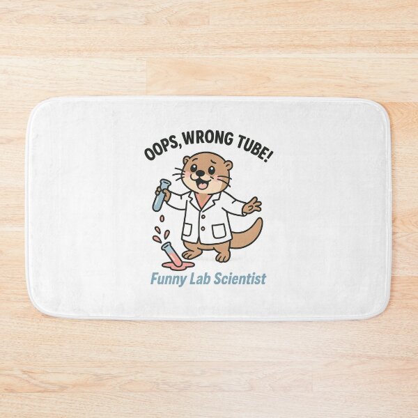 Item preview, Oops, Wrong Tube! – Funny Medical Lab Scientist Otter Shirt designed and sold by ClinicalHubs.
