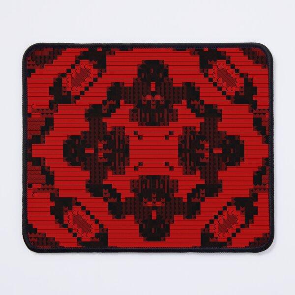 Item preview, Cybercore Red Abstract Pattern designed and sold by Dancing Squares Art.