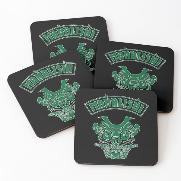 Item preview, MANALISHI. GREEN. WHITE OUTLINED. designed and sold by 5hertz.