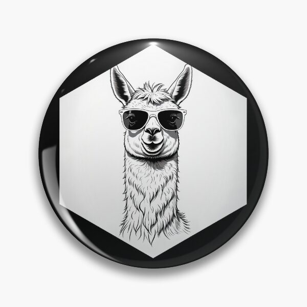 Item preview, Minimalist Llama in Sunglasses designed and sold by AbsoluteA.