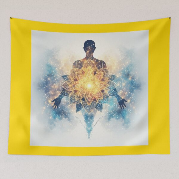 Item preview, Self-Validation Mandala: Inner Bloom Radiance - Meditative Spiritual Growth Art designed and sold by Eden Underground Radio (Official Merch).