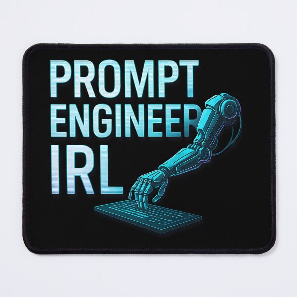 Item preview, Futuristic AI Prompt Engineer Graphic T-Shirt designed and sold by Looloo Grafix.