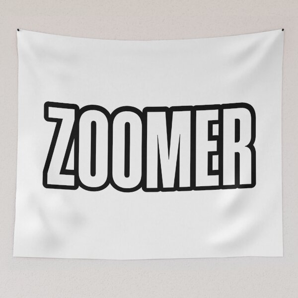 Item preview, Zoomer, Outline Bold designed and sold by Memes N Lore .