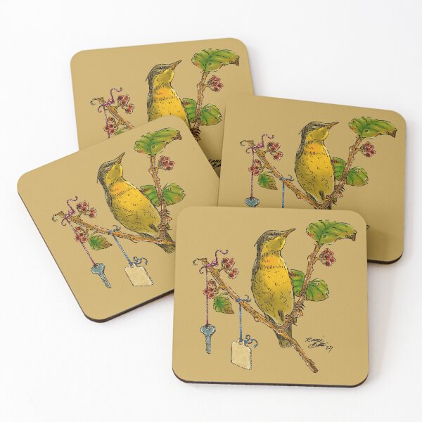 Item preview, Yellow bird art by Ronald Botts designed and sold by RonaldBottsArt.