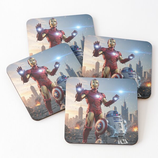 Item preview, Real heroes - C-3PO & R2-D2 designed and sold by HardDraw.