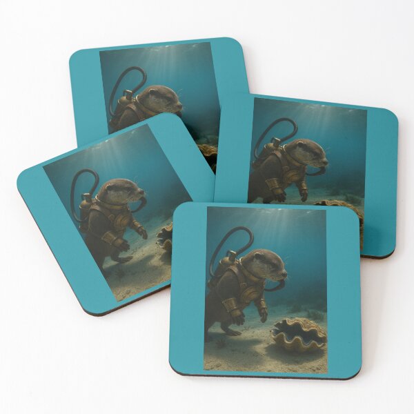 Item preview, Steampunk Scuba Diving Otter designed and sold by Tridentulus.