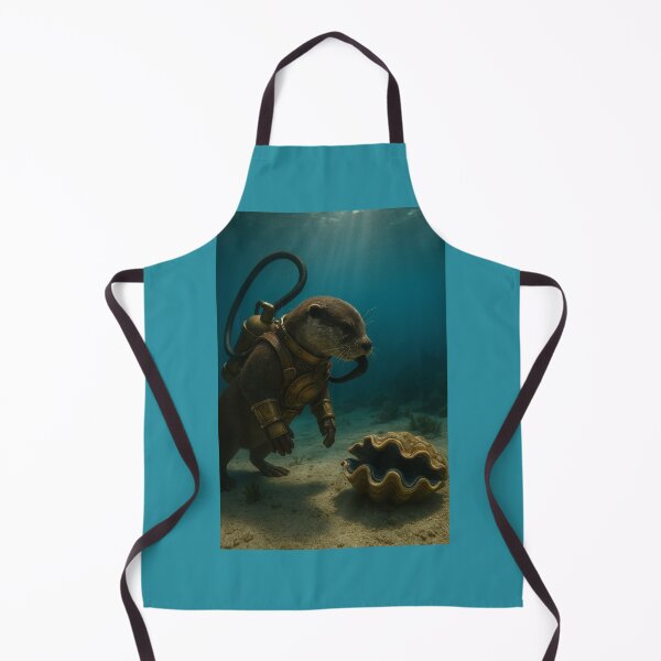 Item preview, Steampunk Scuba Diving Otter designed and sold by Tridentulus.