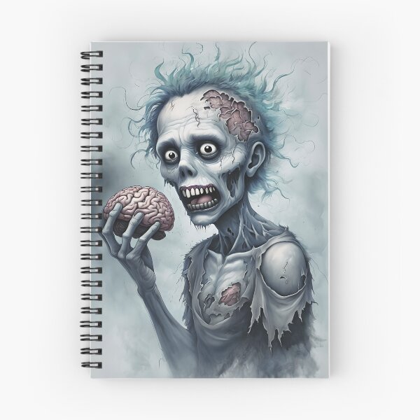 Item preview, Zombie With Brain - Brain-eating Zombie designed and sold by NightTimeJ.