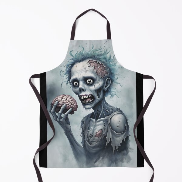 Item preview, Zombie With Brain - Brain-eating Zombie designed and sold by NightTimeJ.