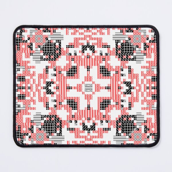 Item preview, Cybercore Symbolic Cellular Automaton - Red Theme designed and sold by Dancing Squares Art.