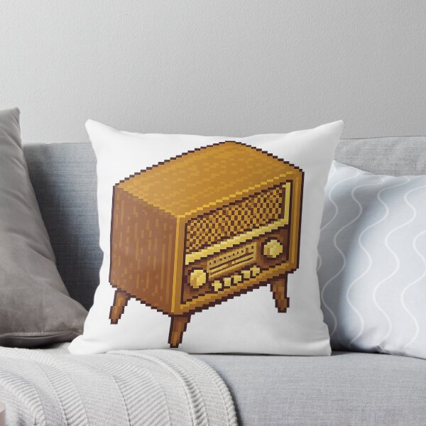 Item preview, Vintage Isometric Pixel Art – Retro 50s Radio designed and sold by arteopolis.