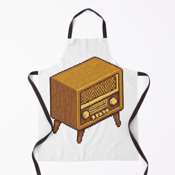 Item preview, Vintage Isometric Pixel Art – Retro 50s Radio designed and sold by arteopolis.