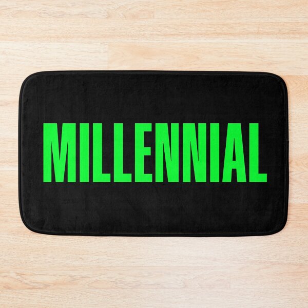 Item preview, Millennial, Green bold designed and sold by Memes N Lore .