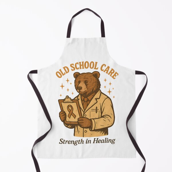 Item preview, Old School Care – Strength in Healing Bear Doctor Shirt designed and sold by ClinicalHubs.