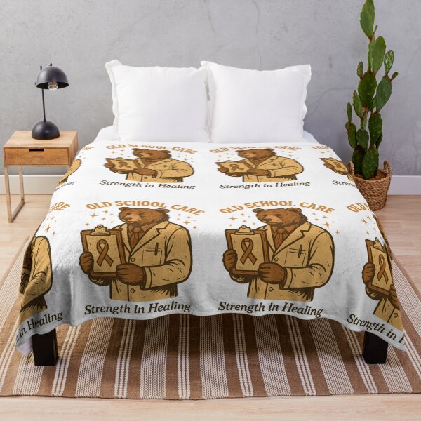 Item preview, Old School Care – Strength in Healing Bear Doctor Shirt designed and sold by ClinicalHubs.