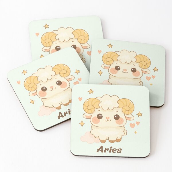 Item preview, Kawaii Aries zodiac sign  designed and sold by FatBirdie.