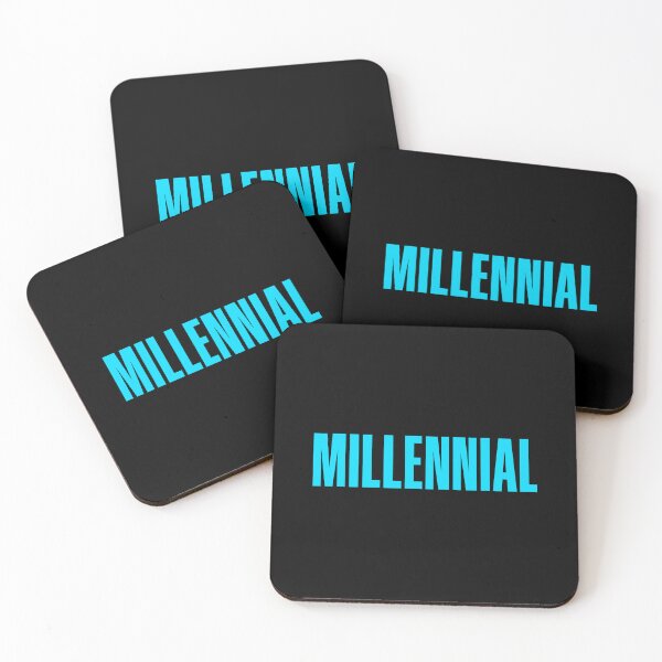 Item preview, Millennial, Blue bold designed and sold by Memes N Lore .