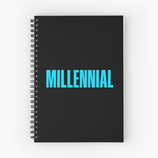 Item preview, Millennial, Blue bold designed and sold by Memes N Lore .