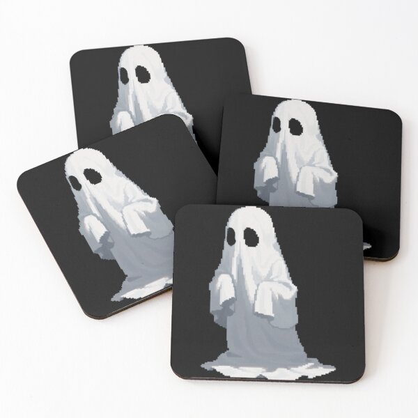 Item preview, Haunted Pixel Ghost - Retro Halloween Spirit Design designed and sold by UniqueArtsOnly.