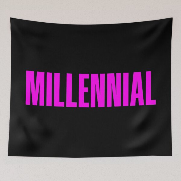 Item preview, Millennial, Pink bold designed and sold by Memes N Lore .