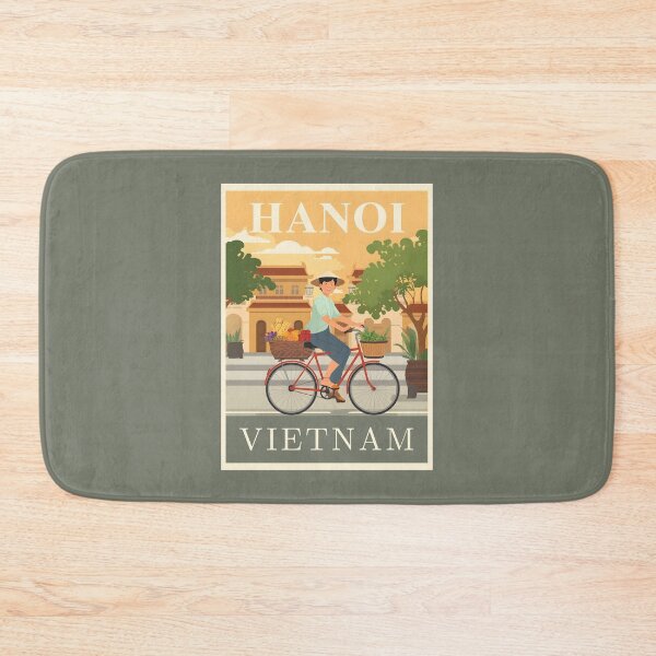 Item preview, A Vintage Travel Illustration of Hanoi - Vietnam  designed and sold by GoodOldVintage.