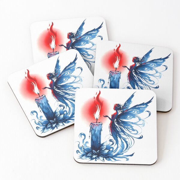 Item preview, Red Flame and Fairy, Ai Generated Art  designed and sold by ACC .