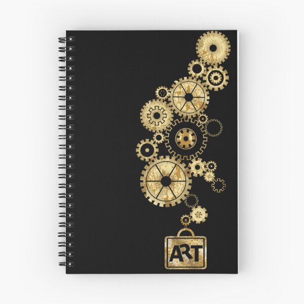 Item preview, Intricate Copper & Gold Steampunk Gears - Vintage Rusted Mechanism Art designed and sold by Gothic Fantasy.