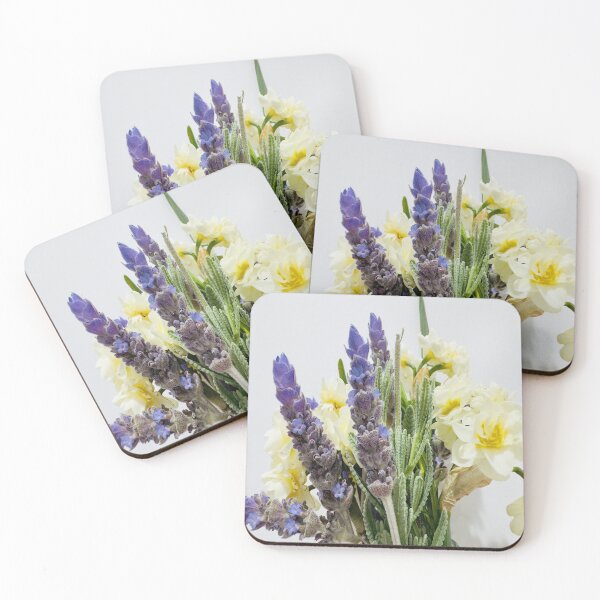 Item preview, Fragrant Lavender and Jonquil Flowers Blooming in Nature designed and sold by Mary Prema Art.