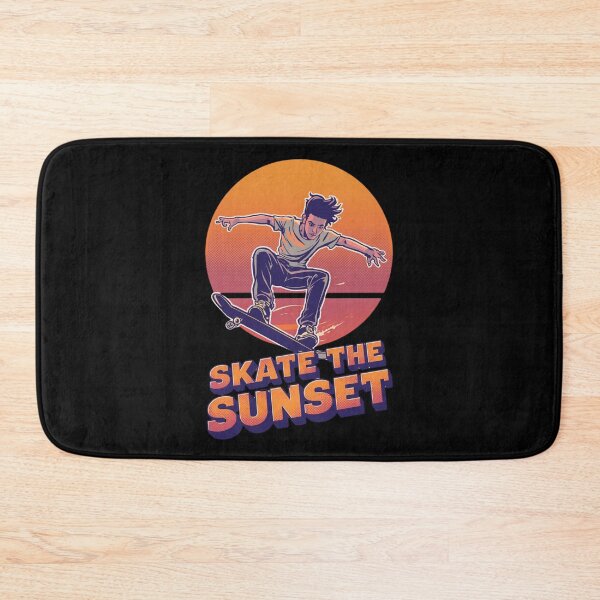 Item preview, Skate The Sunset: Skateboarder Pop Art Extreme Sports Retro Design designed and sold by Tucker-Art.
