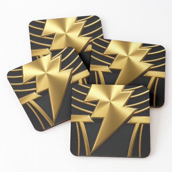 Item preview, Black Adam: Lightning of Gold and Black designed and sold by keythxctrs.