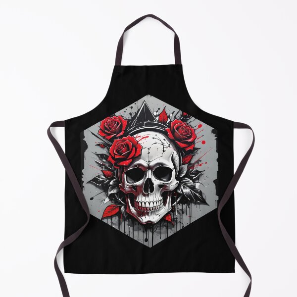Item preview, Skull and Rose Graffiti designed and sold by AbsoluteA.
