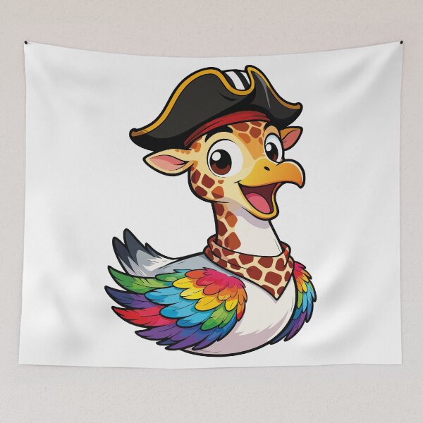 Item preview, Möraffe the Pirate – Funny Animal Hybrid Adventure designed and sold by KatInspired.