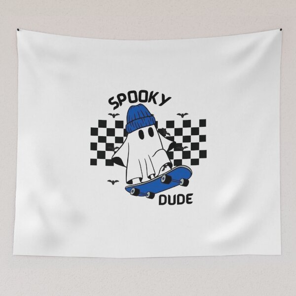 Item preview, Ghost Skateboard Spooky Halloween designed and sold by Oniyasha.