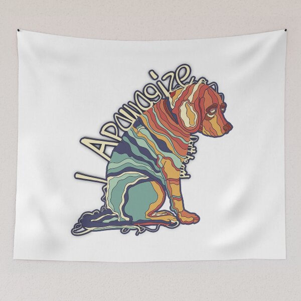Item preview, Cute funny apologetic dog designed and sold by nostakesart.