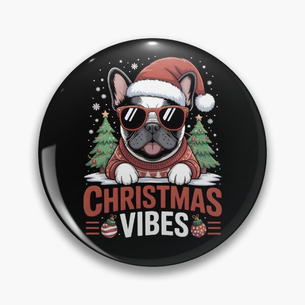 Item preview, Christmas Vibes Dog designed and sold by SoftStyleStudio ⭐⭐⭐.