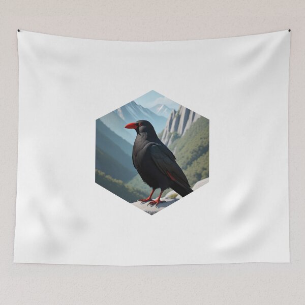 Item preview, Minimalist Chough Design designed and sold by AbsoluteA.