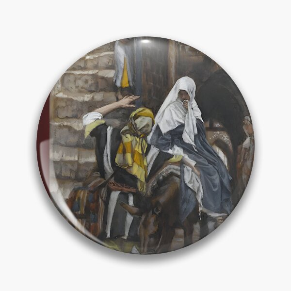 Item preview, Saint Joseph Seeks Lodging in Bethlehem designed and sold by Jon-Baran.