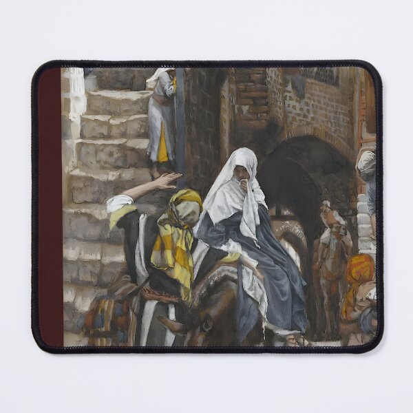Item preview, Saint Joseph Seeks Lodging in Bethlehem designed and sold by Jon-Baran.