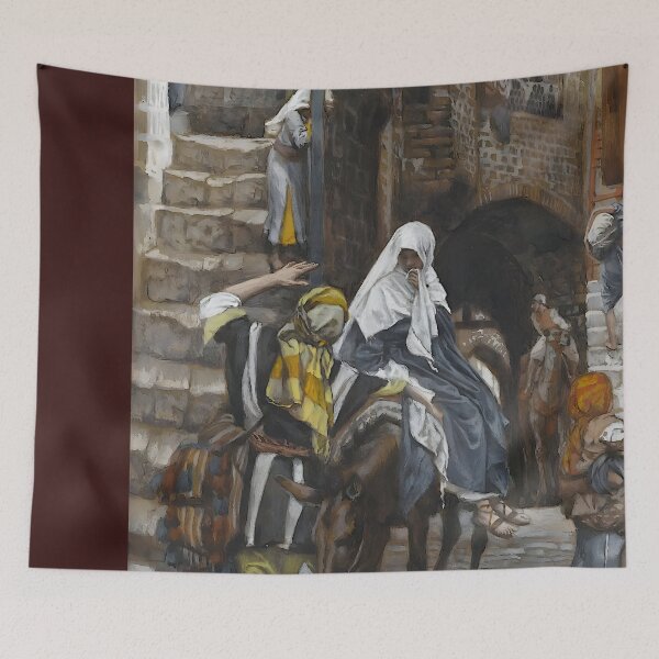 Item preview, Saint Joseph Seeks Lodging in Bethlehem designed and sold by Jon-Baran.
