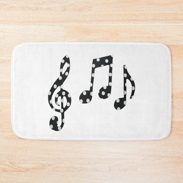 Item preview, Polka-dot music notes  designed and sold by Pixiedrop.