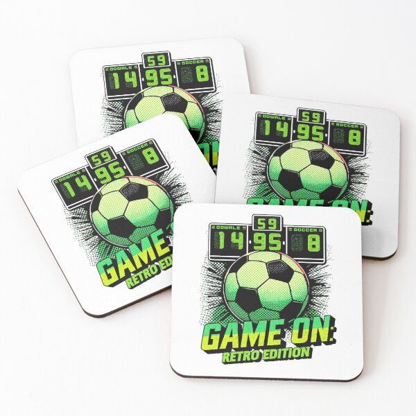 Item preview, Game On: Retro Soccer Football Scoreboard Pop Art Design designed and sold by Tucker-Art.