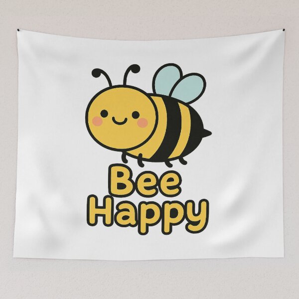 Item preview, Bee happy designed and sold by KevinGarden.
