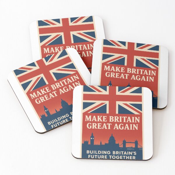 Item preview, Building Britain’s Future Together – Vintage Union Jack Poster designed and sold by EyeSpyChaos.