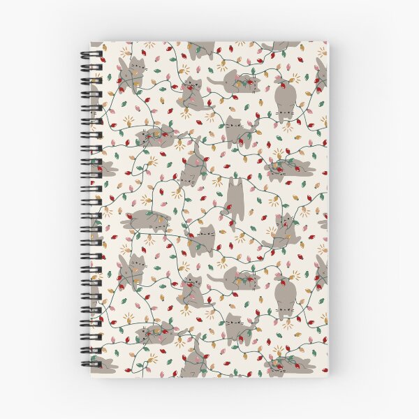 Item preview, Merry Mischief Christmas Cats [color: cream] designed and sold by Becca Alessi.
