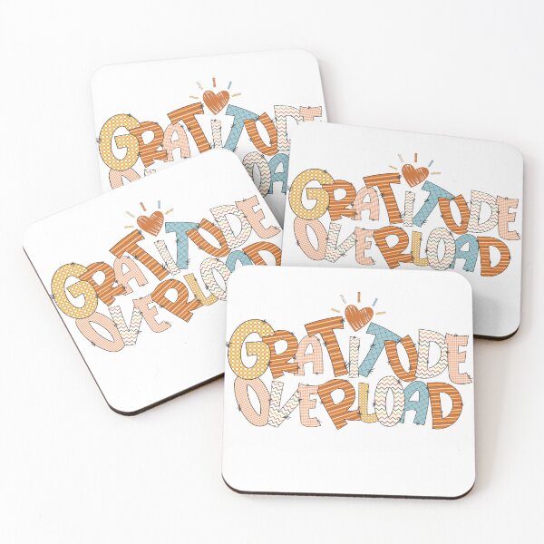 Item preview, gratitude overload designed and sold by clickandmagic.