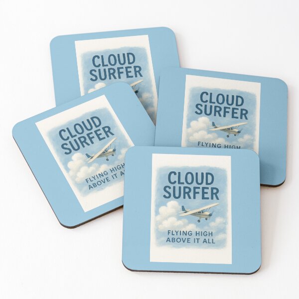 Item preview, Cloud Surfer — Flying High Above It All designed and sold by Novel Works Studio.