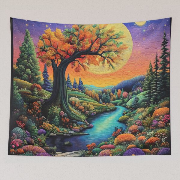 Item preview, The Valley of Celestial Threads designed and sold by bloorose.